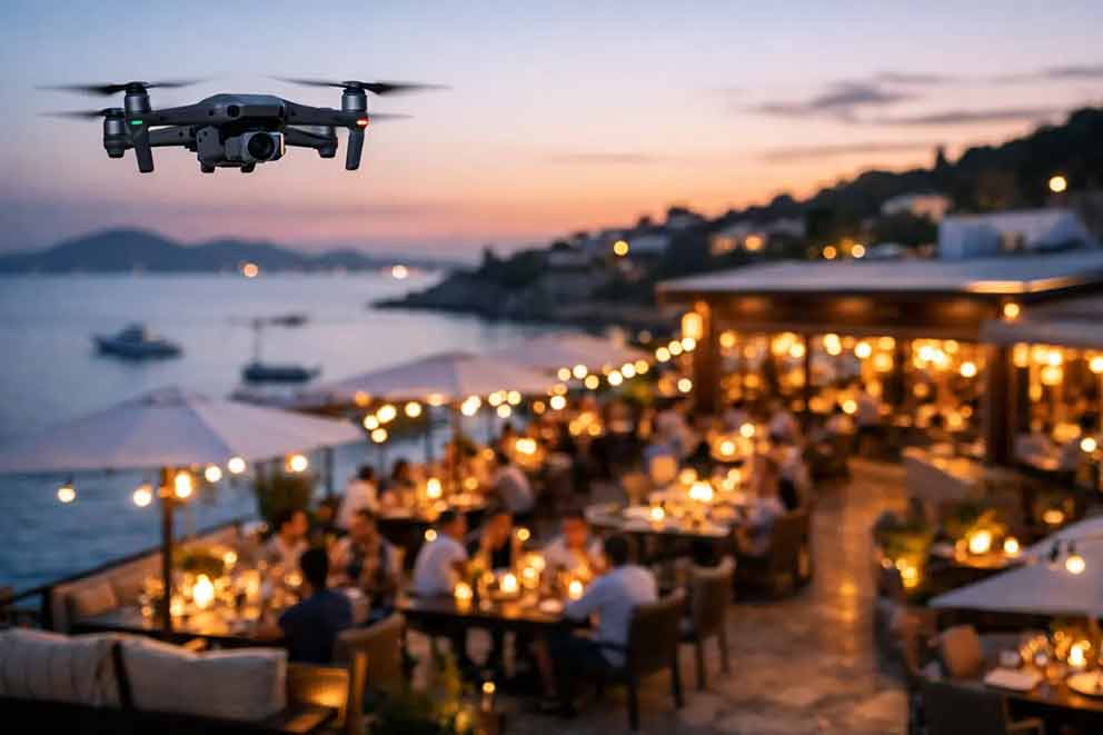 Βίντεο drone για εστιατόριο