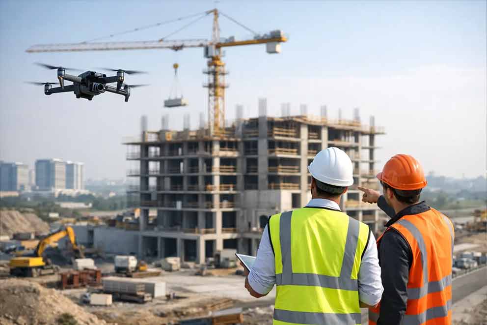 Βίντεο προόδου κατασκευής με drone